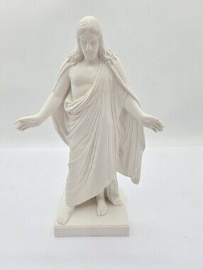 One Moment In Time S4 10" Christus Statue, White Cultured Marble-